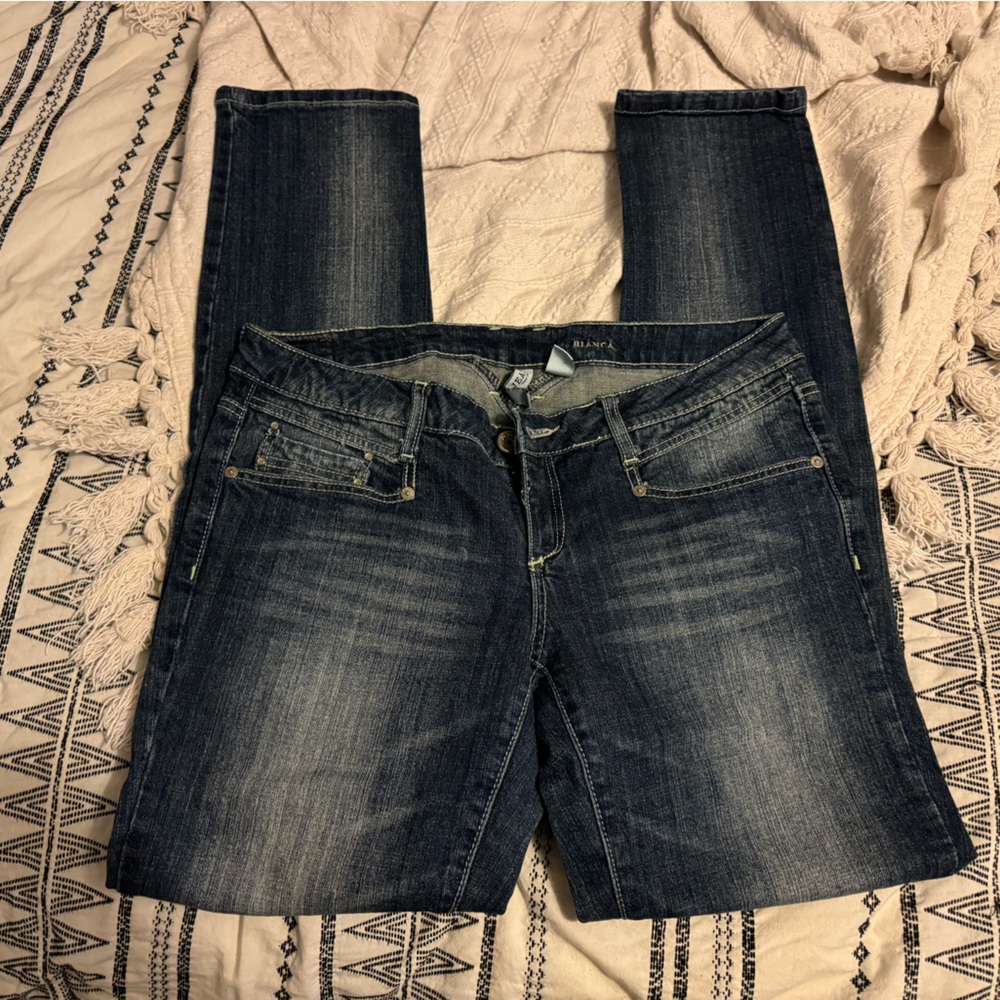 MNG Jeans, Dark Distress Wash, Skinny leg, 12